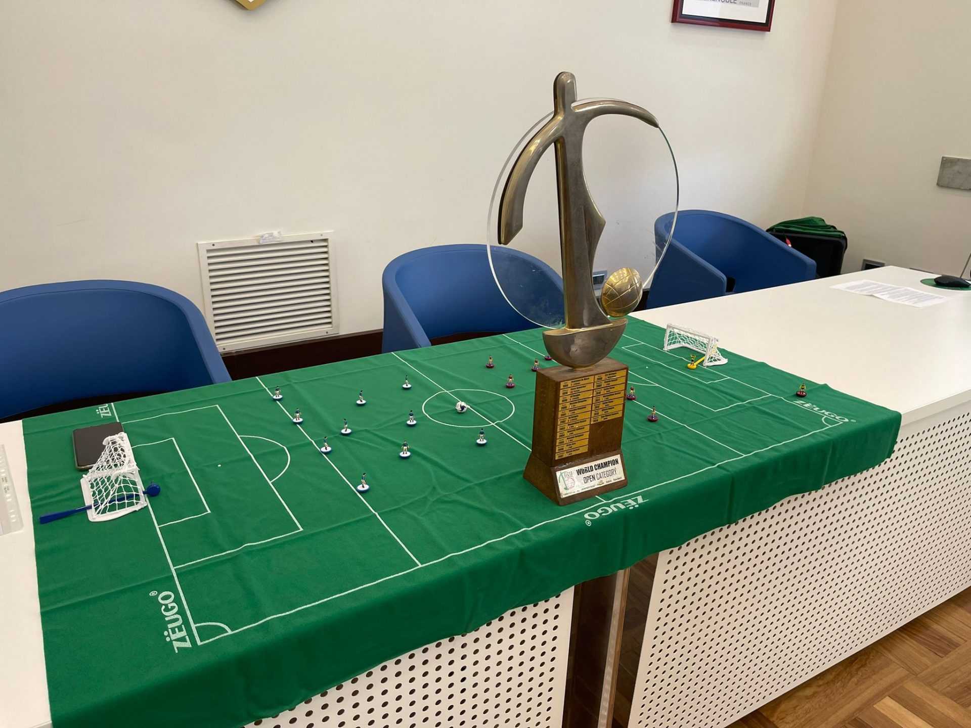 La World Cup 2022 di Calcio da Tavolo e Subbuteo presentata nella "Sala dei Presidenti del CONI"