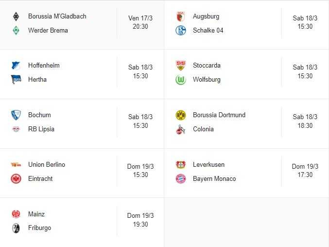 Bundesliga, giornata 24: cinquina Bayern, Lipsia terzo