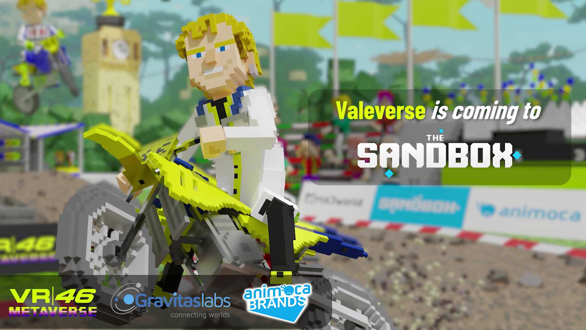 Who Knocks, Gravitaslabs e VR46 Metaverse danno vita a “ValeVerse” su The Sandbox