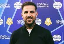Como-Lipsia (4-1), Fabregas: “Notte storica per la società e la città” Cesc Fabregas premiato come allenatore del mese